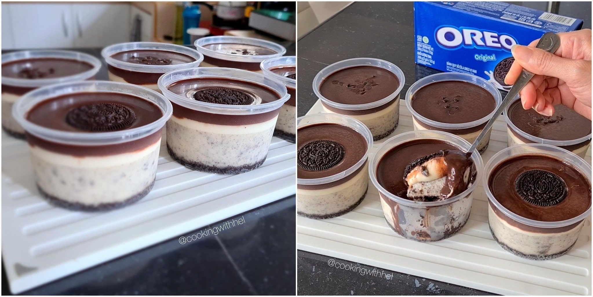Puding Oreo and Cheese Dessert Cup